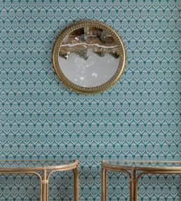 Artichoke Thistle Wallpaper by Barneby Gates Teal