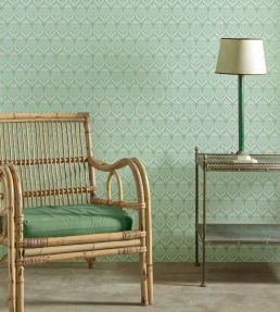 Artichoke Thistle Wallpaper by Barneby Gates Spring Green