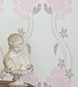 Autumn Berry Wallpaper by Barneby Gates Vintage Pink