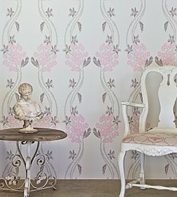 Autumn Berry Wallpaper by Barneby Gates Vintage Pink