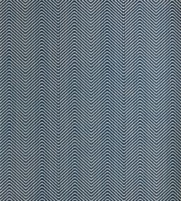Chevron Wallpaper by Barneby Gates Ink Blue