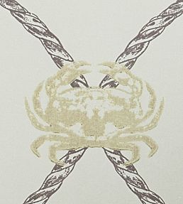 Crab Wallpaper by Barneby Gates Gold/Charcoal