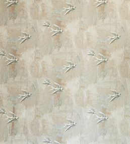 Fresco Birds Wallpaper by Barneby Gates Natural