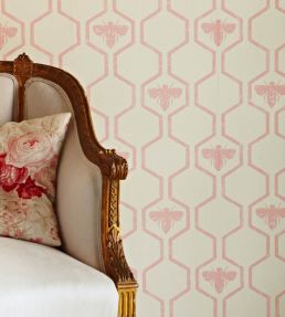 Honey Bees Wallpaper by Barneby Gates Rose on Stone