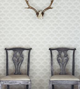 Peacock Wallpaper by Barneby Gates Grey