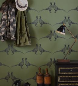 Pheasant Wallpaper by Barneby Gates Camo