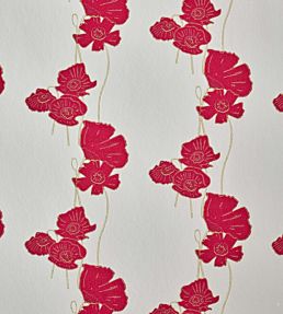 Poppy Fields Wallpaper by Barneby Gates Red/Gold