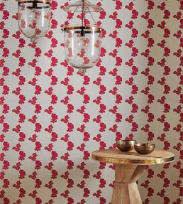 Poppy Fields Wallpaper by Barneby Gates Red/Gold