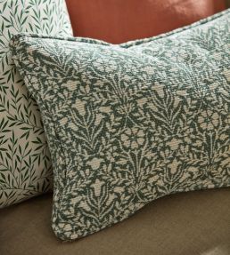 Bellflowers Weave Fabric by Morris & Co Seagreen