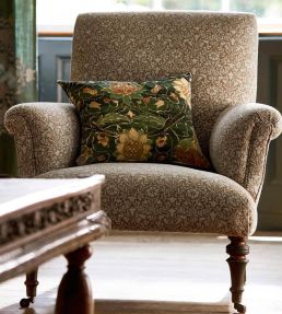Bellflowers Weave Fabric by Morris & Co Mole