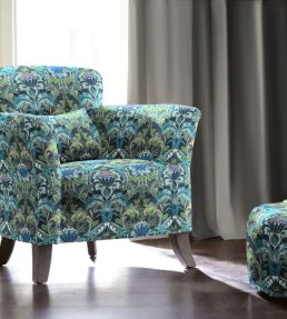 Belvedere Fabric by Arley House Sapphire