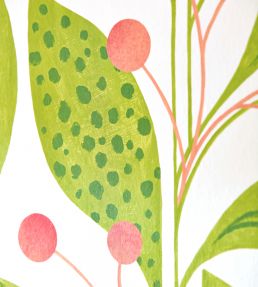 Berry Dot Wallpaper by Ohpopsi Pear & Peach
