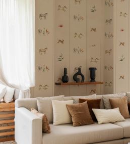 Bike Ride Wallpaper by Coordonne Beige