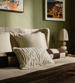 Blenets Check Fabric by Harlequin Oatmeal