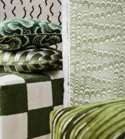 Blenets Check Fabric by Harlequin Oatmeal