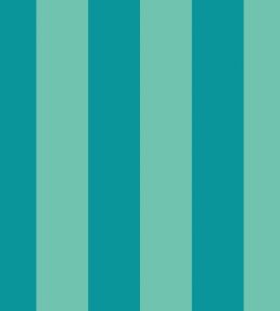 Bloc Stripe Wallpaper by Ohpopsi Rich Teal