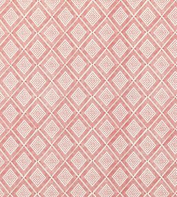Block Trellis Fabric by Baker Lifestyle Rustic Red