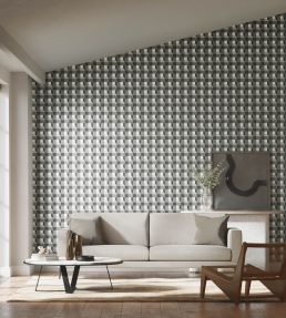 Blocks Wallpaper by Harlequin Black Earth / Sketched / Diffused Light