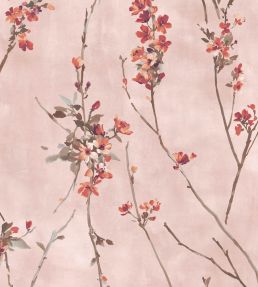 Blossom Fabric by Woodchip & Magnolia Burnt Orange & Blush