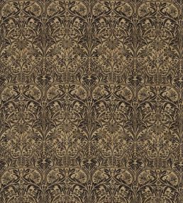 Bluebell Fabric by Morris & Co Black/Manilla