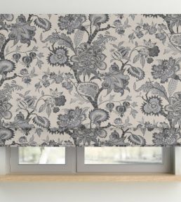 Bombay Fabric by Arley House Charcoal