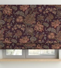 Bombay Fabric by Arley House Claret