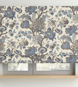 Bombay Fabric by Arley House Cobalt