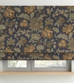 Bombay Fabric by Arley House Ebony