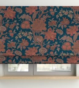 Bombay Fabric by Arley House Indigo
