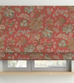 Bombay Fabric by Arley House Terracotta