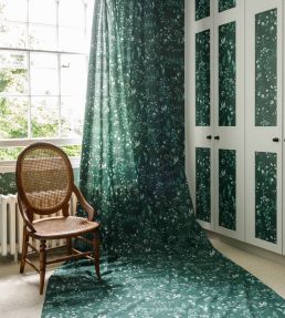 Botanica Fabric by Barneby Gates Woodland Green