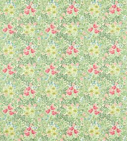 Bower Fabric by Morris & Co Boughs Green/Rose