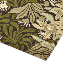 Morris & Co Bower rug Twining Vine Green 128207140200 Twining Vine Green