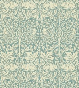 Brer Rabbit Wallpaper in Slate/Vellum by Morris & Co | Jane Clayton