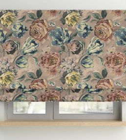 Bronte Fabric by Arley House Chalk Pink