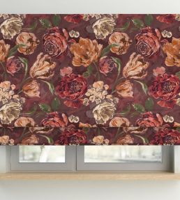 Bronte Fabric by Arley House Crimson