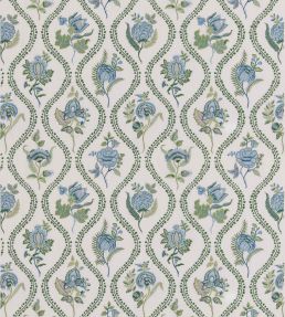Burford Embroidery Fabric by GP & J Baker Blue/Emerald