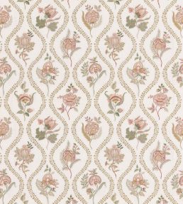 Burford Embroidery Fabric by GP & J Baker Rose/Cream
