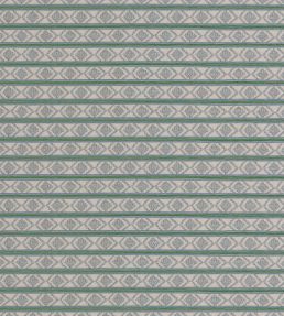 Burford Stripe Fabric by GP & J Baker Blue/Green