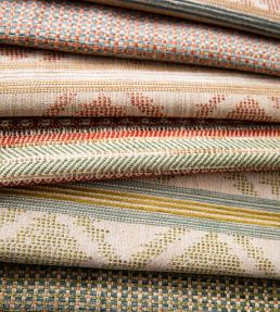 Burford Weave Fabric by GP & J Baker Aqua/Rose