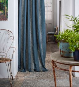 Burnett Stripe Fabric by Sanderson Dove