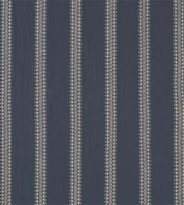 Burnett Stripe Fabric by Sanderson Indigo