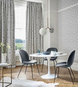 Cadencia Fabric by Harlequin French Grey