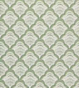 Calico Shell Wallpaper by 1838 Wallcoverings Verde