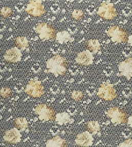 Camile Fabric by Clarke & Clarke Chartreuse/Charcoal