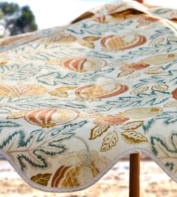 Cantaloupe Outdoor Fabric by Sanderson Sandstone/Agave