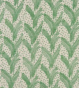 Carnac Fabric by Christopher Farr Cloth Green