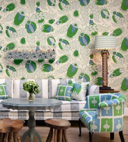 Carnival Wallpaper by Christopher Farr Cloth Grass