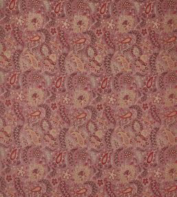 Caserta Paisley Fabric by Zoffany Pale Ruby