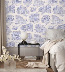 Charming Lanes Wallpaper by Brand McKenzie Denim